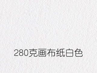 280克画布纸白色